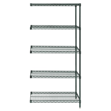 Quantum Storage Systems Add-On Kit 24"X60"X63", Proform, Green Epoxy AD63-2460P-5